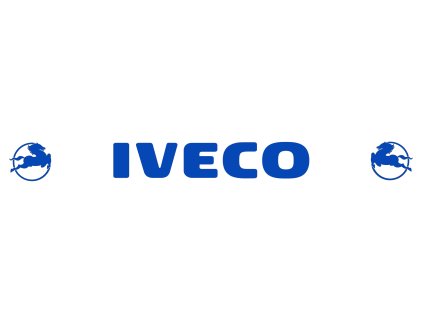 Iveco bílo modrá