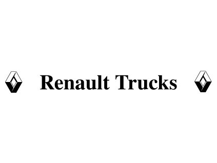 Renault trucks 35x240 bílo černá