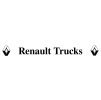 Renault trucks 35x240 bílo černá