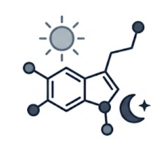 Napomáhá uvolňování serotoninu a melatoninu