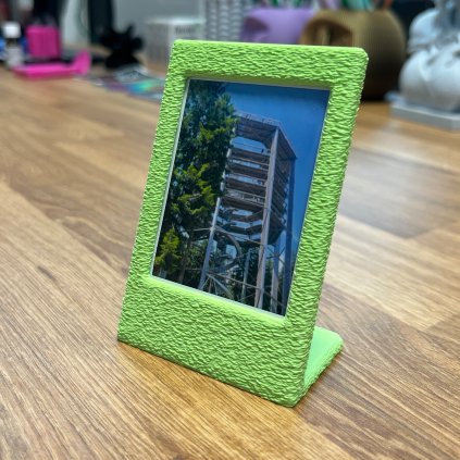 Fotorámeček volně stojící – pastelové barvy