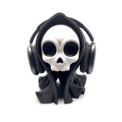 Grinning Reaper – Headset Stand with Dark Style