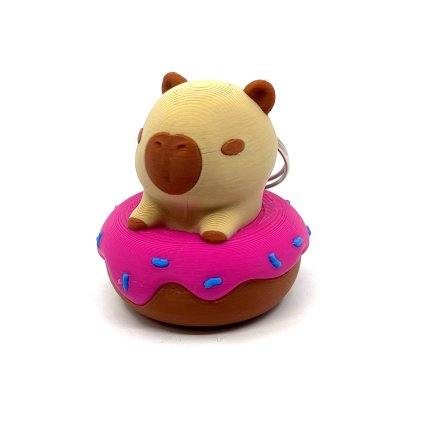 Keychain - Capy Donut Disturb
