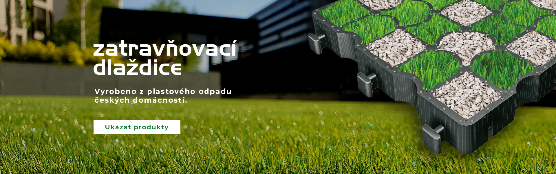 zatravňovací dlazdice banner
