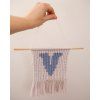macrame s iniciálem