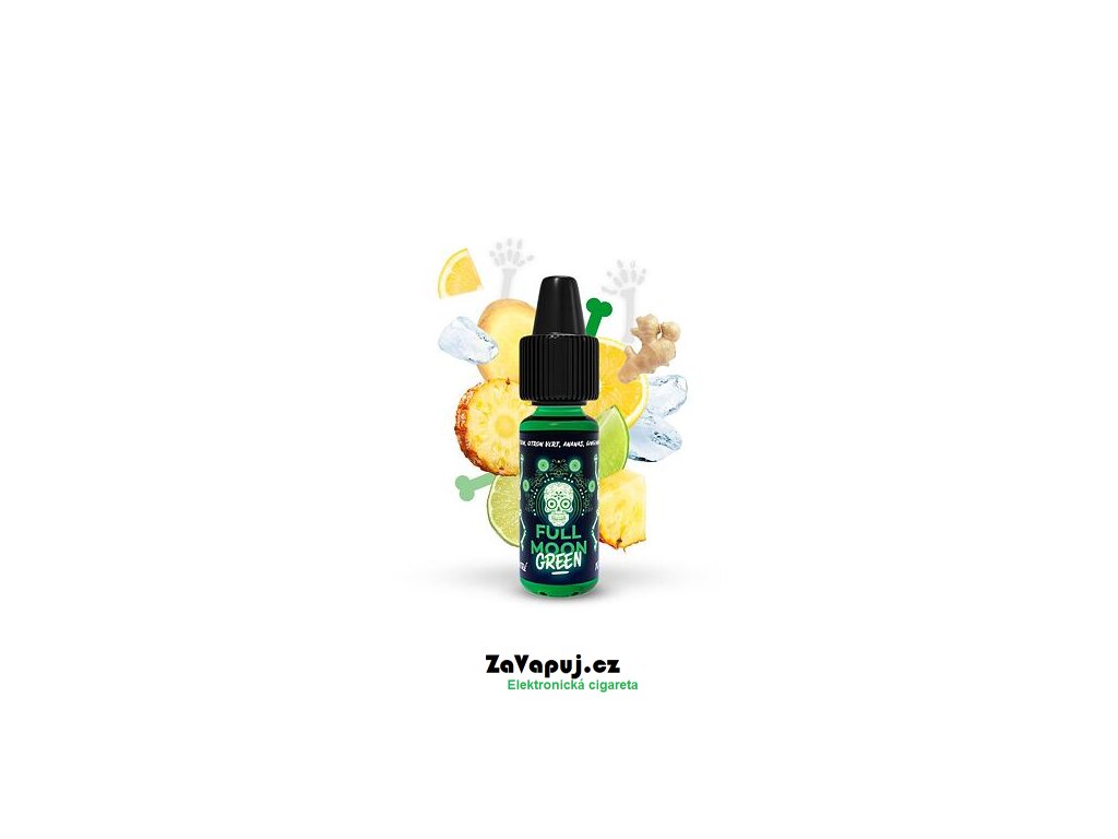 Příchuť Full Moon: Colors Green (Ananas, citrusy, zázvor a koolada) 10ml