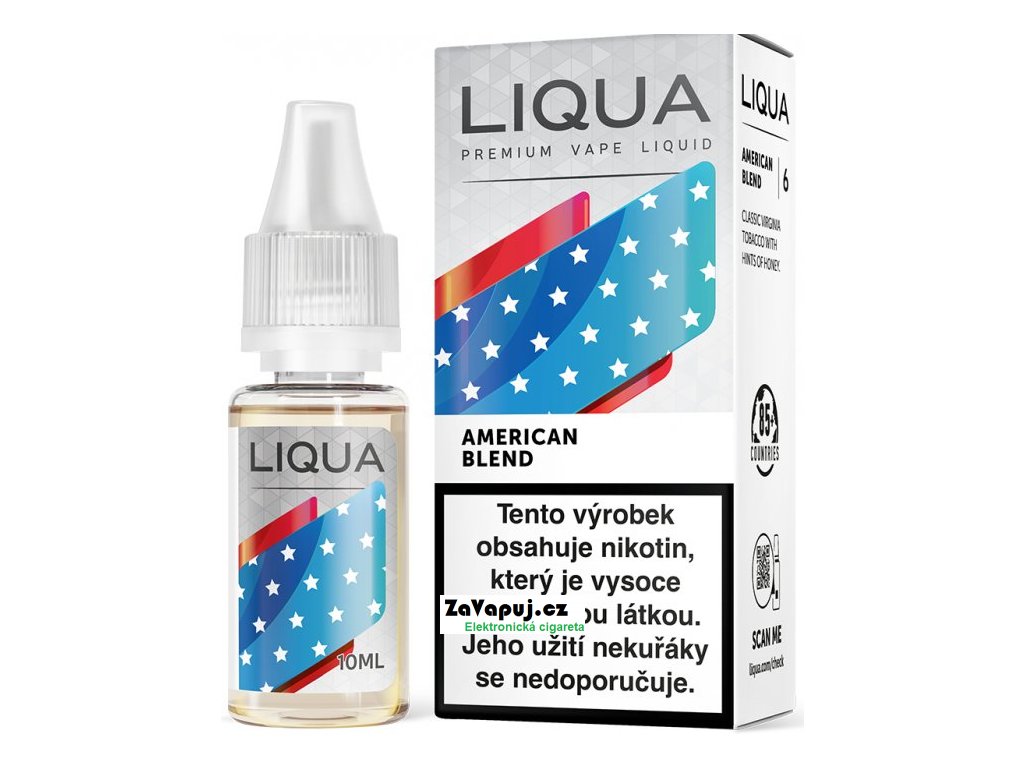 Liquid LIQUA CZ Elements American Blend 10ml-3mg (Americký míchaný tabák)