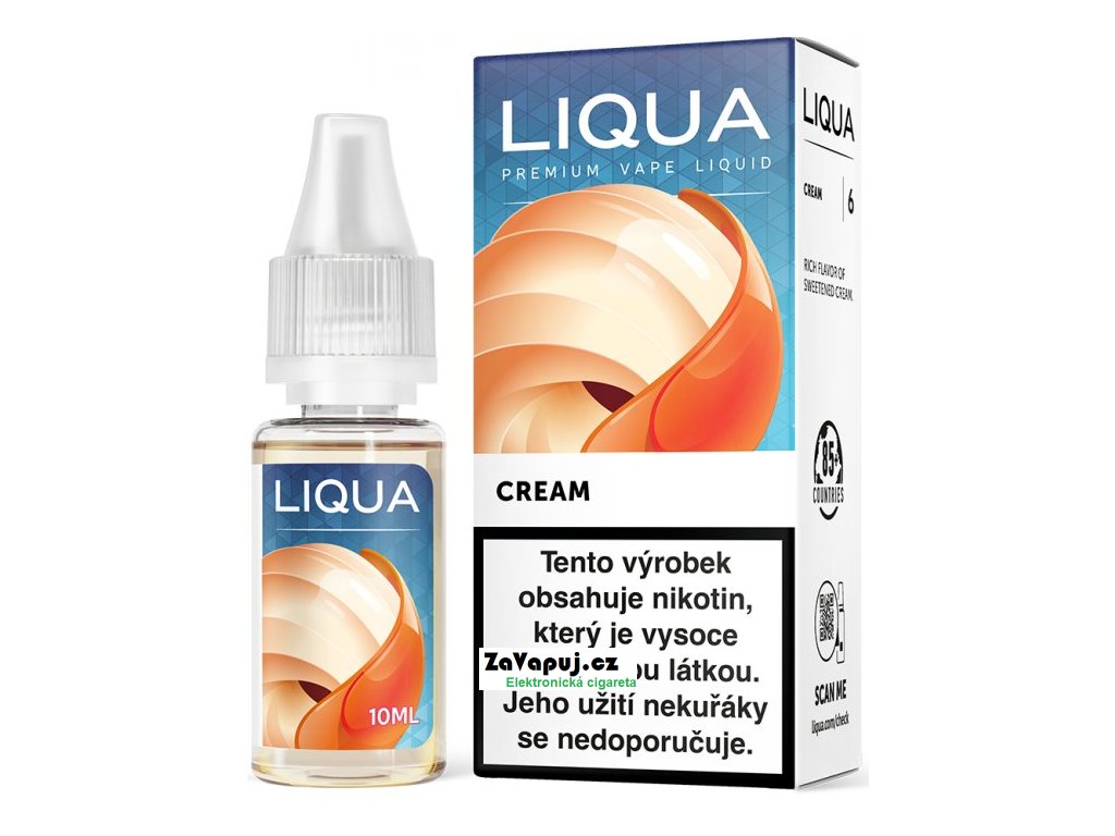 Liquid LIQUA CZ Elements Cream 10ml-12mg (Smetana)