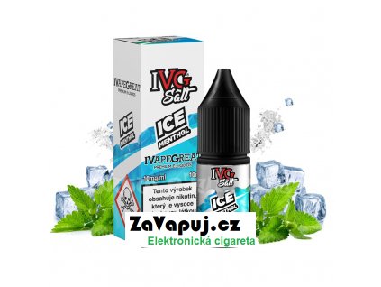 E liquid IVG Salt 10ml 10mg Ice Menthol (Ledový mentol)