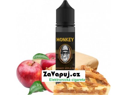 Příchuť MONKEY liquid Shake and Vape Monkey Apple Pie (Jablečný koláč) 12ml
