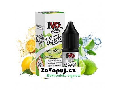 Liquid IVG Salt Neon Lime (Ledový citrusový mix) 10ml 10mg