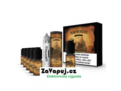E liquid DIY sada Premium Tobacco 6x10ml 3mg CHB