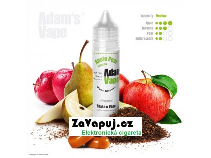 Příchuť Adam´s Vape Shake and Vape 12ml Apple Pear Tobacco