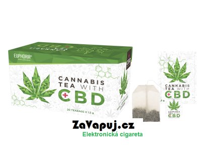 Euphoria Konopný čaj 30g s CBD 2