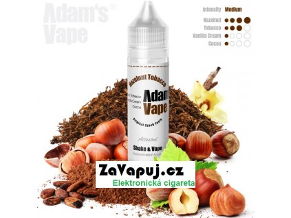 Příchuť Adams vape Shake and Vape Hazelnut Tobacco (Jemný tabák s lískovým oříškem) 12ml