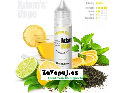 Příchuť Adams vape Shake & Vape Lemon Tea (Osvěžující zelený čaj) 12ml