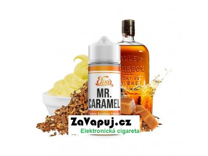 Příchuť Infamous Elixir Shake & Vape Mr. Caramel (Sladký tabák s karamelem a bourbonem) 20m