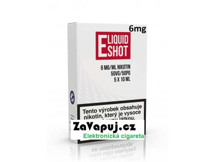 Nikotinová báze E-Liquid Shot Fifty (50VG/50PG) 6mg | 5x10ml