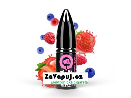 Liquid Riot SALT Strawberry Raspberry Blueberry (Jahoda, malina a borůvka) 10ml 10mg