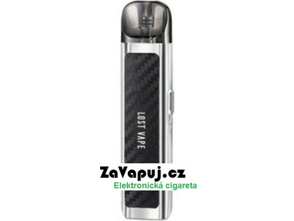 lost vape ursa nano pod elektronicka cigareta 800mah silver carbon fiber