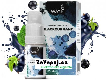 Liquid WAY to Vape Blackcurrant 10ml-0mg