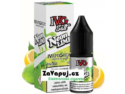 Liquid IVG Salt - Neon Lime (Ledový citrusový mix) 10ml 20mg