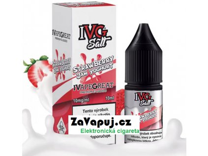 Liquid IVG Salt - Strawberry Jam Yoghurt (Jogurt s jahodovým džemem) 10ml 20mg