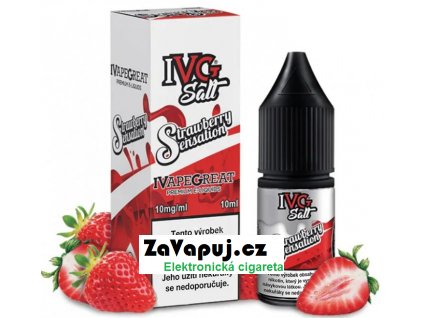 Liquid I VG SALT Strawberry Sensation 10ml - 20mg