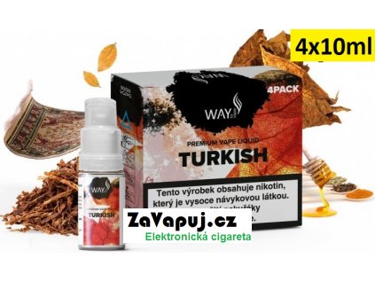 Liquid WAY to Vape 4Pack Turkish 4x10ml-12mg
