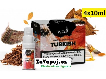 Liquid WAY to Vape 4Pack Turkish 4x10ml-3mg