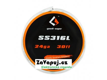 SS316L odporový drát 0,5mm 24GA (10m) GeekVape