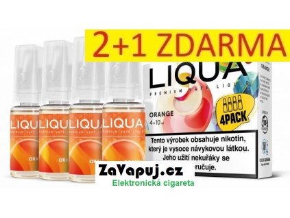 Liquid LIQUA Orange  (Pomeranč) 4x10ml 12mg | 2+1 ZDARMA