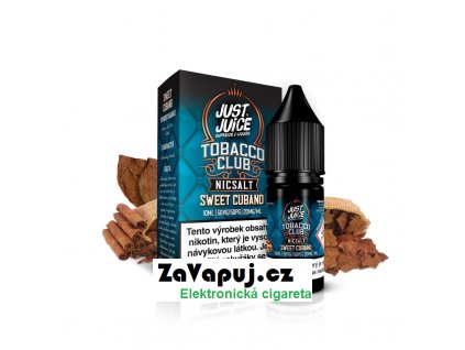 Liquid Just Juice SALT – Tobacco Sweet Cubano (Kubánský doutníkový tabák) 10ml 11mg