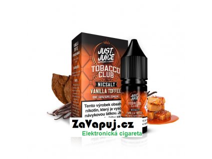 Liquid Just Juice SALT – Tobacco Vanilla Toffee (Tabák s vanilkou a karamelem) 10ml 11mg