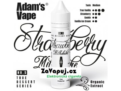 Příchuť Adam´s Vape Shake and Vape 12ml Strawberry Milkshake