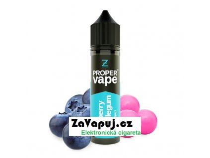 Příchuť Proper Vape by Zeus Juice Shake & Vape Blueberry Bubblegum (Borůvková žvýkačka) 20ml