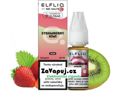 Liquid ELFLIQ Nic SALT Strawberry Kiwi 10ml - 10mg