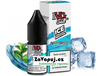 Liquid IVG SALT - Ice Menthol (Chladivý mentol) 10ml 20mg