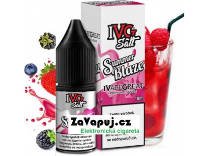 Liquid IVG SALT - Summer Blaze (Chladivá limonáda plná lesních bobulí) 10ml 20mg