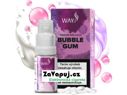 Liquid WAY to Vape Bubble Gum 10ml-6mg