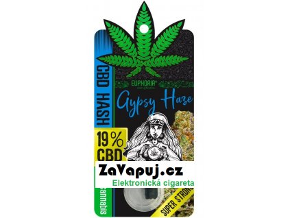 Euphoria 19% CBD Hash Gypsy Haze 1g