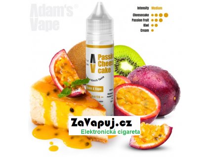 Příchuť Adam´s Vape Shake & Vape Passion Cheesecake (Cheesecake s marakujou a kiwi) 12ml