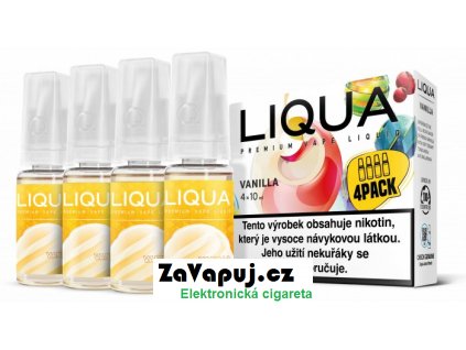 Liquid LIQUA Vanilla (Vanilka) 4x10ml 18mg