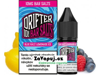 Liquid Drifter Bar Salts Blue Razz Lemonade Ice 10ml - 10mg