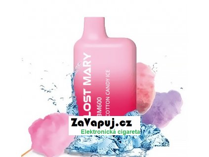 Elektronická cigareta Lost Mary BM600 Cotton Candy ICE 20mg