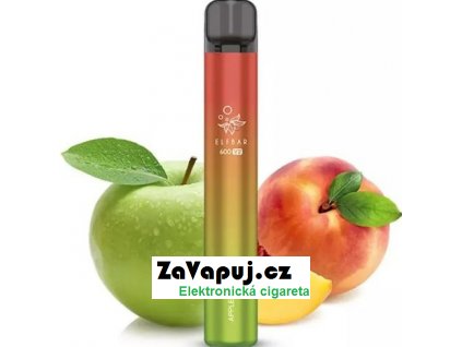 Elf Bar 600 V2 elektronická cigareta Apple Peach 20mg