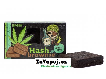 Euphoria Hash konopné brownie s příchutí rumu 50 g