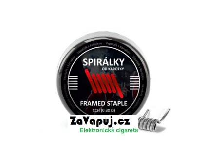 Spirálky od Karotky - CCH Framed Staple 0,3ohm (10ks)