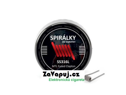 Spirálky od Karotky - MTL Fused Clapton 0,5ohm (10ks)