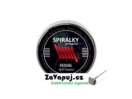 Spirálky od Karotky - MTL Clapton 0,6ohm (10ks)